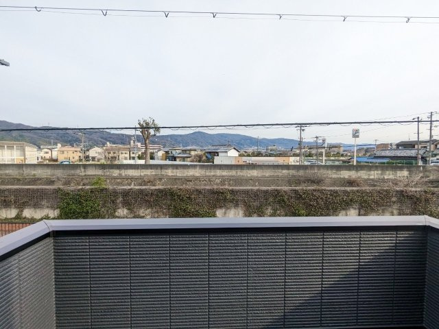 大東市三箇１丁目新築戸建の展望|南東向きバルコニーからの展望です。