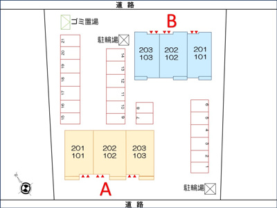 【駐車場】 | マホロバ　Ａ | 駐車場