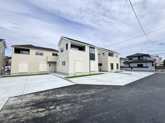 新築　高崎市下之城町2期　Heartful　Town　D号棟の外観|現地写真　高崎市下之城町2期　Heartful　Town
