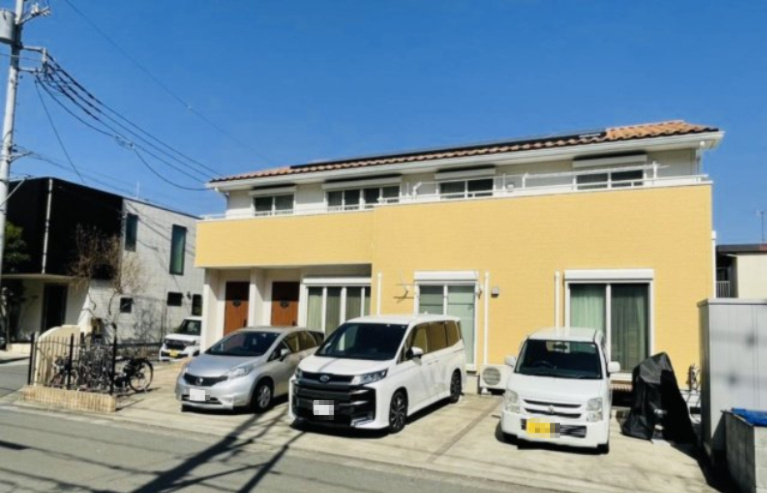 平塚市山下　3SLDK＋3SLDKの大型二世帯住宅の外観