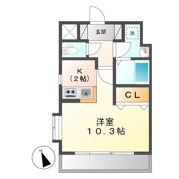 サンパレス幸町の間取り