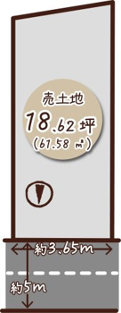 寺戸町七ノ坪　建築条件無土地の画像