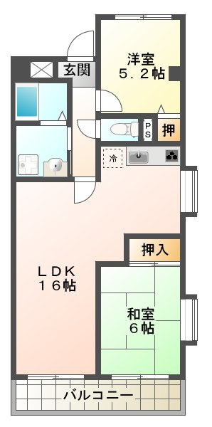 ルマージュ瑞穂の間取り