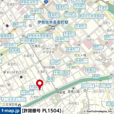 【地図】 | ビッグヴァンステイツ伊勢佐木南第２