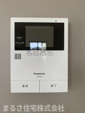 田吉　新築住宅の防犯設備|モニター付きインターフォンで防犯面も安心です。