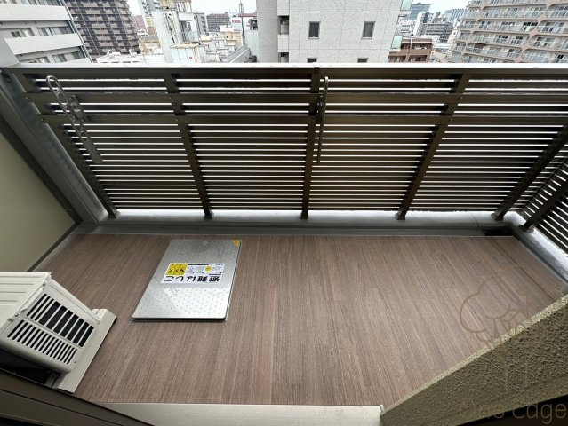 ORSUS大阪福島のバルコニー