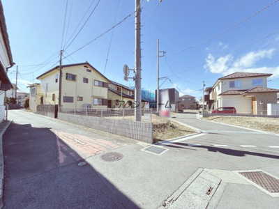 【前面道路含む現地写真】 | 入間市黒須2丁目・全16区画　建築条件なし土地　10区画　～入間市駅徒歩10分～ | 2025年2月6日撮影