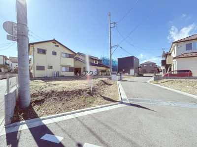 【前面道路含む現地写真】 | 入間市黒須2丁目・全16区画　建築条件なし土地　10区画　～入間市駅徒歩10分～ | 2025年2月6日撮影