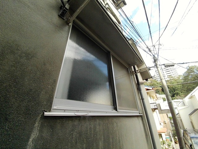 土居アパートのバルコニー