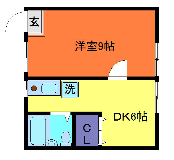 土居アパートの間取り