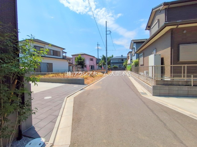 入間市黒須2丁目・全16区画　建築条件なし土地　15区画　～入間市駅徒歩10分～の前面道路含む現地写真|現地写真（2025年6月30日撮影）
