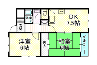 【間取り】 | 梅村ハイツ