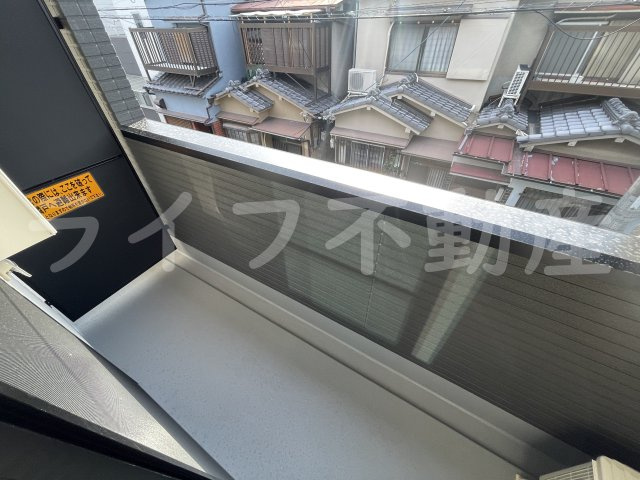 REGIES近大SouthⅠのバルコニー|広々としたバルコニーです