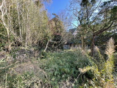 【外観】 | 西部町　祝崎郷シーサイドタウン　売地 | 残されている階段を上った先の、土地の現況です