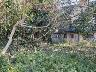 【外観】 | 西部町　祝崎郷シーサイドタウン　売地 | 残されている階段を上った先の、土地の現況です
