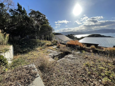 【外観】 | 西部町　祝崎郷シーサイドタウン　売地 | 残されている階段を上った先の、土地の現況です