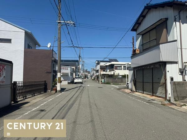 和歌山市西長町　土地の前面道路含む現地写真|交通量の少ない閑静な住宅街