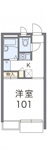 【間取り】 | レオパレスＴＡＳＬＡＧＥ | 代表的な間取のため実際の間取とは異なる場合があります