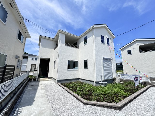 新築　高崎市岩鼻町第3　Livele Garden.S　1号棟の外観|現地写真　完成しました！物件のご内覧等、お気軽にお問合せください♪　							
　