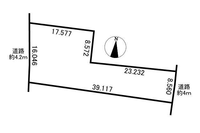 土地　高富の土地図