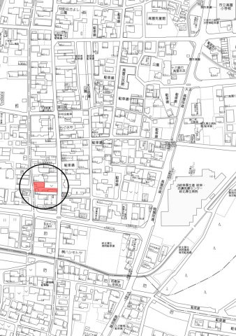 土地　高富の地図