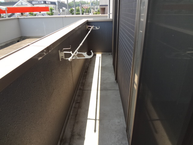 ベルフラワー嵐山のバルコニー