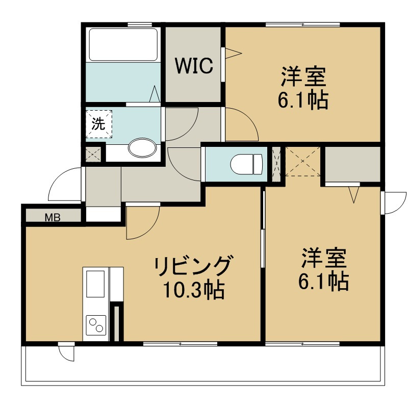 リエットisの間取り
