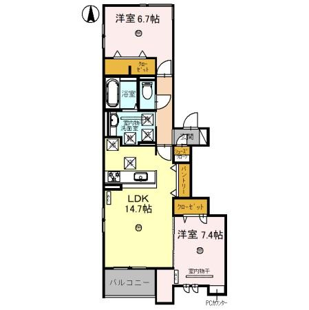 【間取り】 | COMU　TERRACE