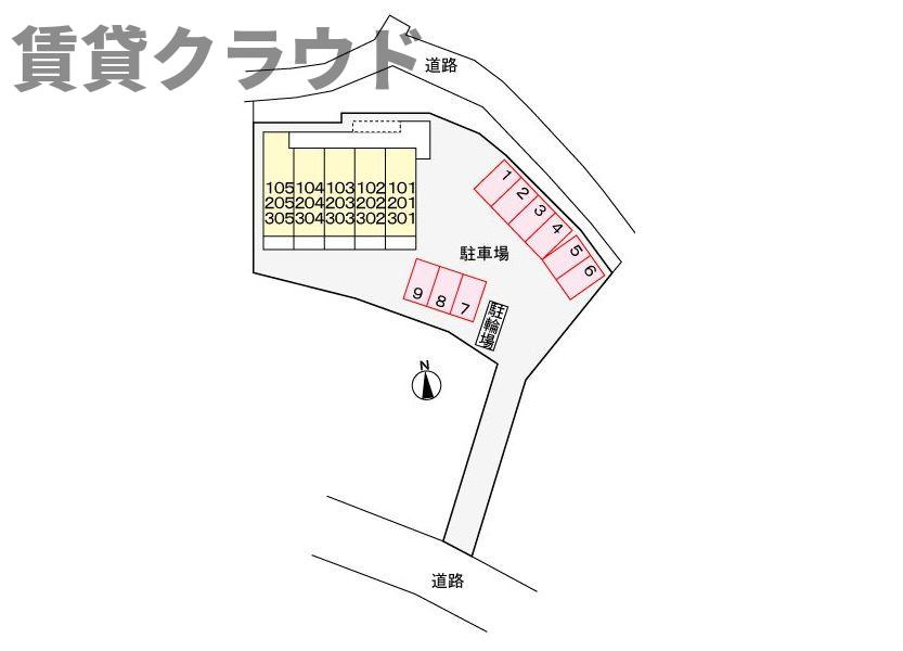 サンモール　わかばの区画図