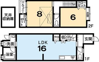 【間取り】 | 田中春菜町　中古収益戸建〇2023年11月改装済〇