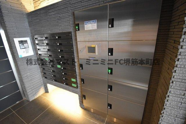 大阪市中央区徳井町１丁目の賃貸マンションのロビー
