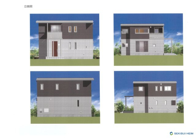 堀工町５区画　大規模集落地（購入条件有）の完成予想図