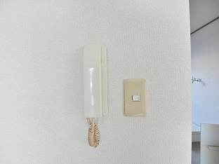 安全面で一役　インターホン