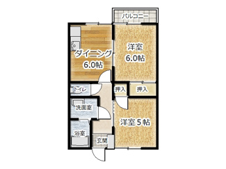 【間取り】 | コーポ髙成