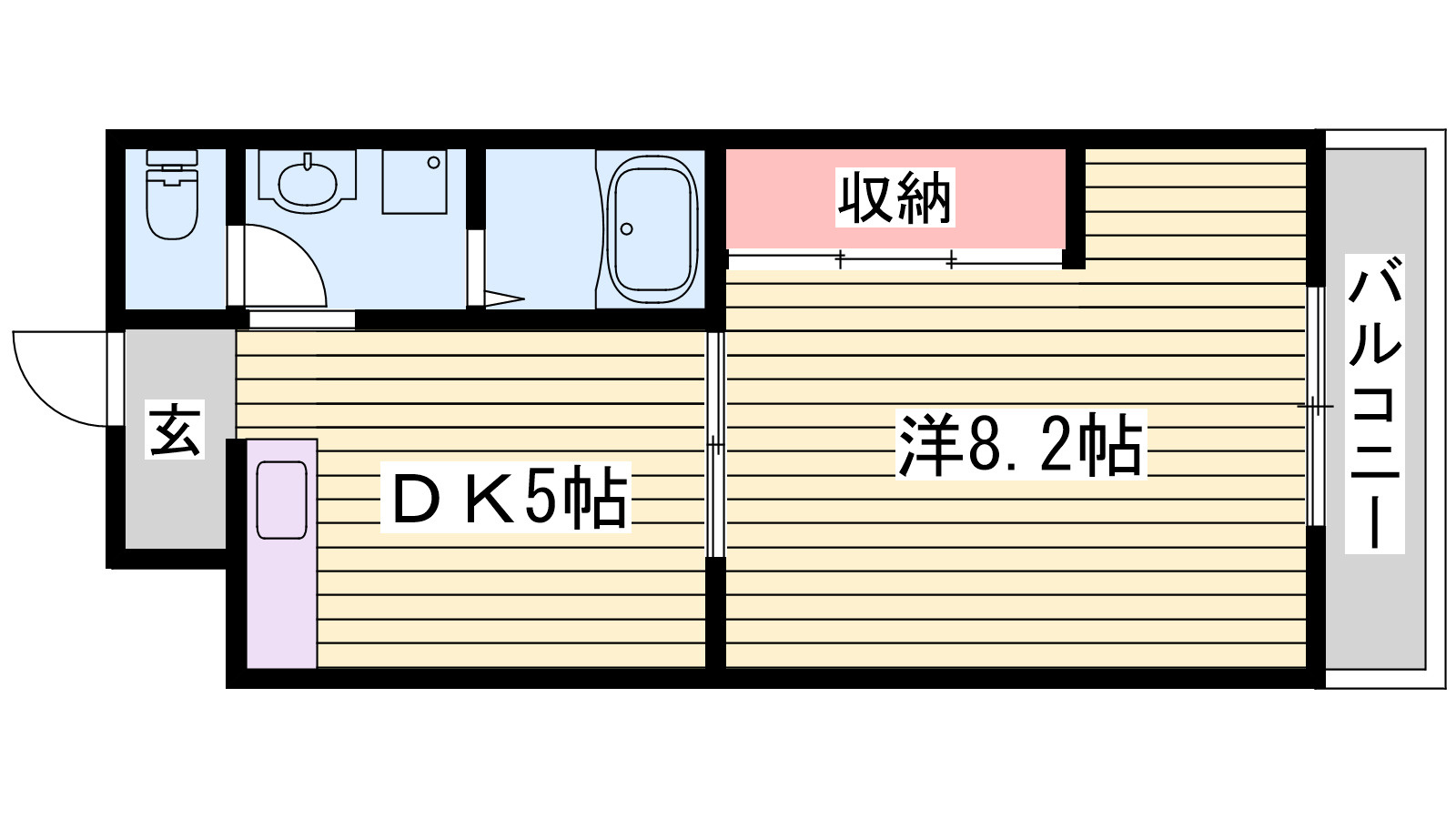パークサイド姫路の間取り