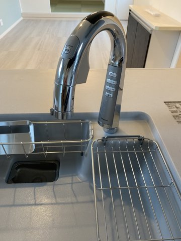 中古戸建　伴東7丁目の設備|センサー水栓　タッチレス水栓で水の出しっぱなし等の対策にも。
