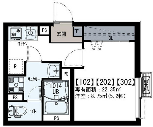 【間取り】 | IXO南台