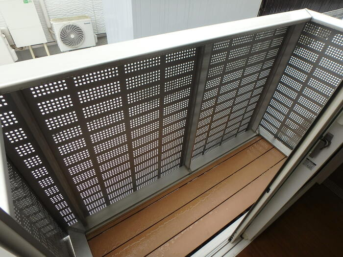 ルミナス山岸のバルコニー