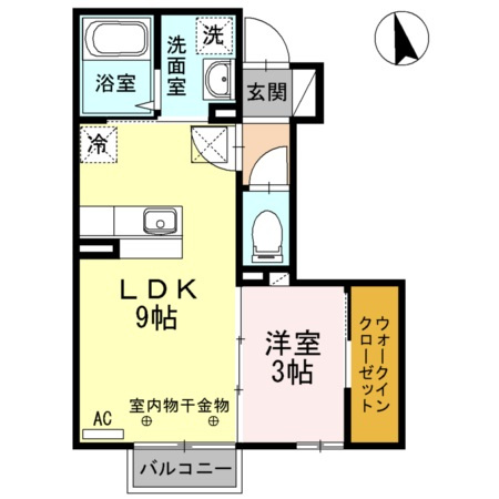 ルミナス山岸の間取り
