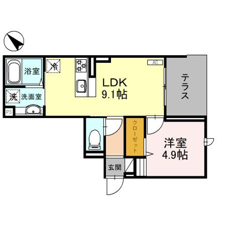 D-RESIDENCE東田町の間取り