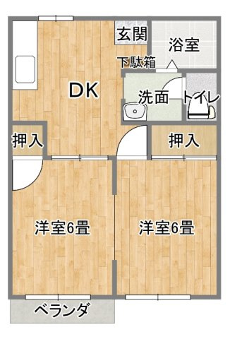 エステ東田の間取り