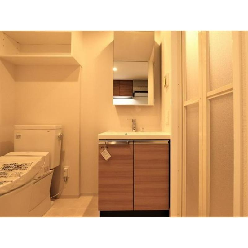 川崎市中原区新城中町の賃貸マンションの洗面所