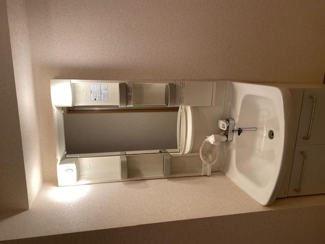 川崎市多摩区中野島４丁目の賃貸マンションの洗面所