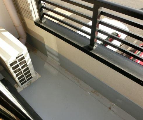 川崎市多摩区登戸の賃貸マンションのバルコニー