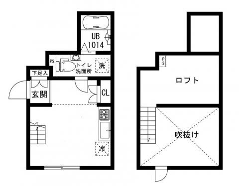 川崎市麻生区高石１丁目のアパートの間取り