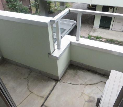 川崎市多摩区登戸の賃貸マンションのバルコニー