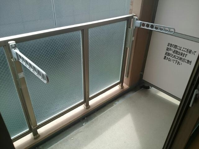 川崎市多摩区登戸の賃貸マンションのバルコニー