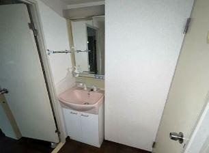 川崎市多摩区宿河原２丁目の賃貸マンションの洗面所