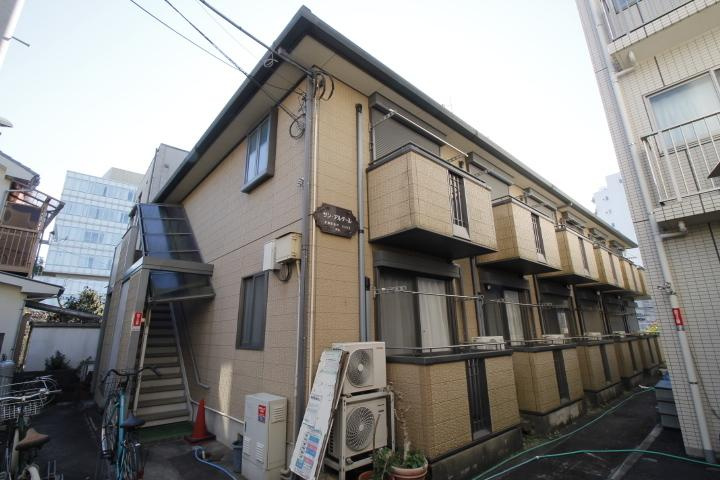 川崎市多摩区登戸のアパートの外観
