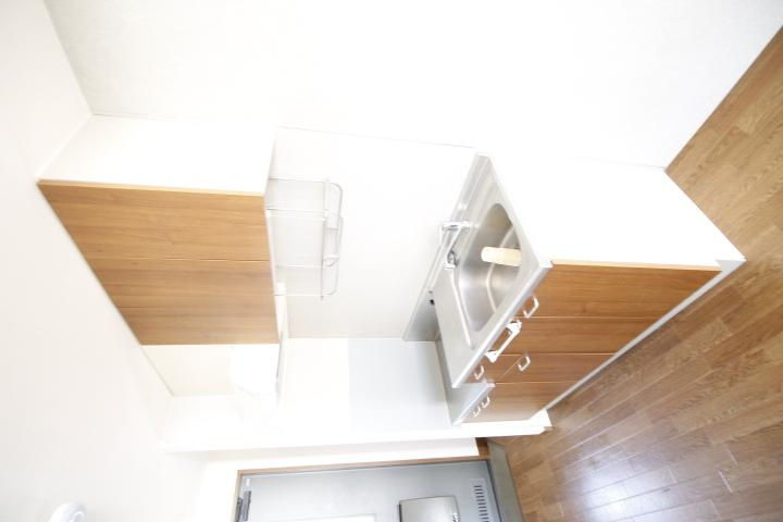 川崎市多摩区登戸のアパートのキッチン